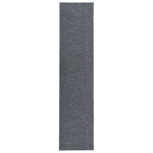 vidaXL paklāja celiņ&scaron;, netīrumus aizturo&scaron;s, 100x450 cm, pelēks
