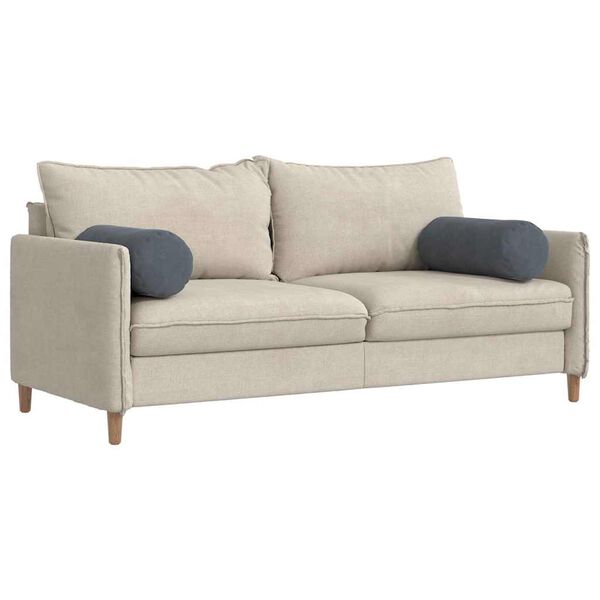 vidaXL Spilveni 2 pcs Tum&scaron;i pelēks &Oslash; 25 x 70 cm Korduroja audums