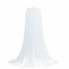 vidaXL Moskītu siets gultai 3 gab. 156 mesh Balts ⌀56 x 220 cm