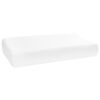 vidaXL Gulē&scaron;anas spilvens Balts 60 x 37 x 12,5 cm Atmiņas putas