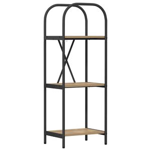 vidaXL Grāmatu plaukts 3 līmeņi 40 x 30 x 109 cm Inženierijas koks