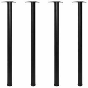 Galda kājas, 4 gab., regulējamas, 1110 mm, melnas