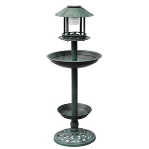 vidaXL putnu vanna, barotava ar solāro lampu