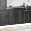 vidaXL izlietnes pamatnes skapis "Lucca" Black Engineered Wood