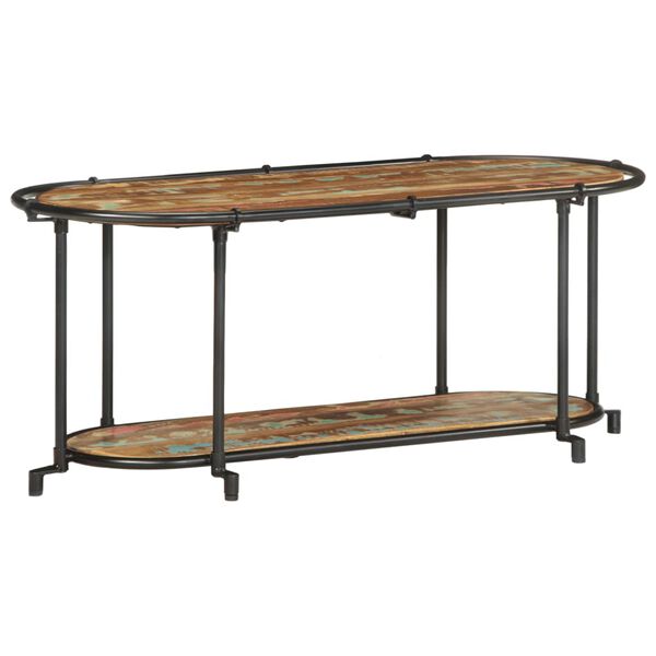 vidaXL TV skapītis, 100x42x40 cm, pārstrādāts masīvkoks