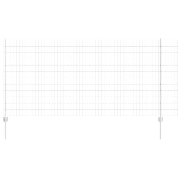 vidaXL Žogs ar stabu Sudraba 1,2 x 10 m Tērauds