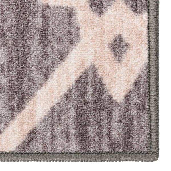 vidaXL paklāja celiņ&scaron;, brūns, 80x350 cm