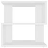 vidaXL galdiņ&scaron;, balts, 40x40x40 cm, inženierijas koks