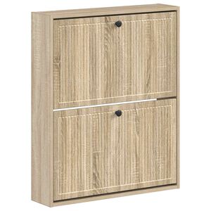 vidaXL Sienā piestiprināms apavu skapis EDE 71 x 17 x 86 cm