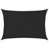 vidaXL saulessargs, 160 g/m&sup2;, melns, 5x7 m, HDPE