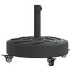 vidaXL saulessarga pamatne ar riteņiem, &Oslash;38 / 48 mm kātiem, 27 kg