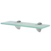vidaXL sienas plaukts, 30x10 cm, 8 mm, stikls