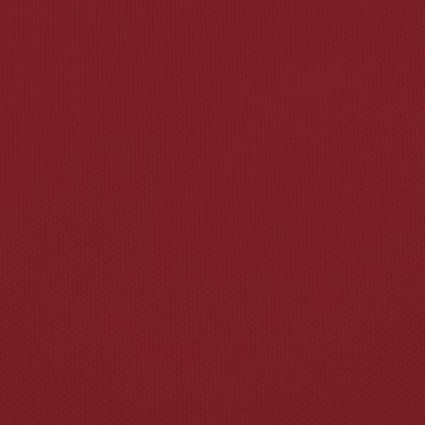 vidaXL saulessargs, 5x7x7 m, trijstūra forma, sarkans oksforda audums