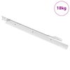 vidaXL Kastī&scaron;u sliede 63 pcs Balts Tērauds