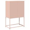 vidaXL Highboard Pink 68x39x107 cm Tērauds