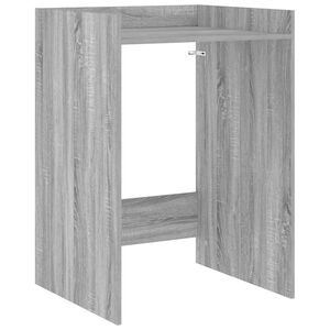 vidaXL Veļas ma&scaron;īnas skapis Pelēks Sonoma 67,5 x 62 x 97 cm