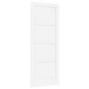 vidaXL Iek&scaron;telpu durvis 83 x 211 cm Saplāksnis Balts