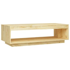 vidaXL kafijas galdiņ&scaron;, 110x50x33,5 cm, egles masīvkoks