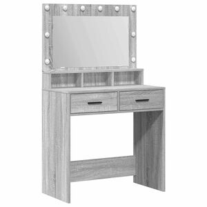 vidaXL Dressing galds Pelēks Sonoma 79 x 41 x 135 cm Inženierijas koks