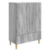vidaXL Puse Pelēks Sonoma 66 x 34,5 x 95 cm Inženierijas koks