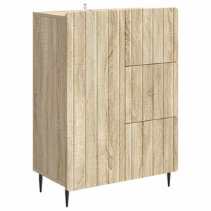 vidaXL Puse Sonomas ozols 66 x 34,5 x 91,5 cm Inženierijas koks