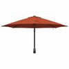 vidaXL Dārza parasols Sarkanbrūns 248 x 248 x 148 cm