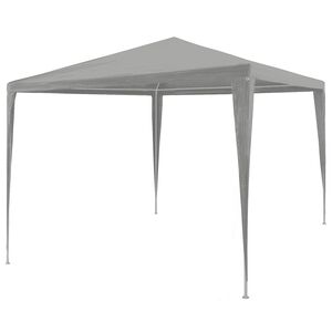 vidaXL Balles telts Gai&scaron;i pelēks 300 x 300 x 255 cm PE un Tērauds