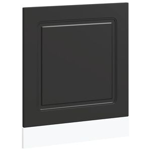 vidaXL trauku mazgājamās ma&scaron;īnas panelis Kalmar melns 60x1,5x57 cm