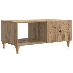 vidaXL Kafijas galdiņ&scaron; Artisan Ozols 90 x 50 x 40 cm Inženierijas koks