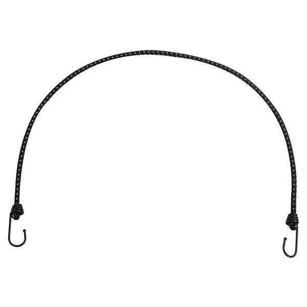 vidaXL gumijas auklas ar āķiem, atstarojo&scaron;as, 10 gab., 100 cm