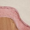 vidaXL Mākslīgā tru&scaron;a kažokādas paklājs Olite Rozā 50 x 80 cm