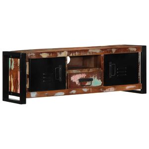vidaXL TV skapis 100x30x35 cm Reģenerēts masīvkoks