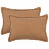 vidaXL Spilvenu pārvalks 2 pcs HOUTEN Bē&scaron;a 50 x 75 cm Boucl&eacute;