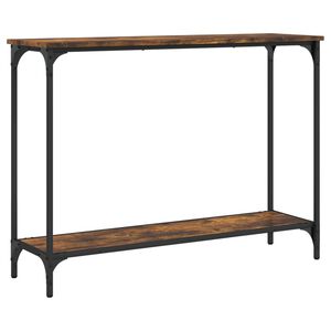 vidaXL konsoles galdiņ&scaron;, ozolkoka, 101x30,5x75 cm, inženierijas koks