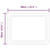 vidaXL vannasistabas spogulis ar LED, 80x60 cm