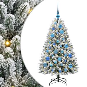 vidaXL Mākslīgā Ziemassvētku eglīte 120 cm 150 LED Silti balts