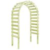 vidaXL dārza pergola, 130x60x230 cm, impregnēts priedes koks