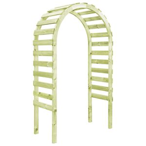 vidaXL dārza pergola, 130x60x230 cm, impregnēts priedes koks