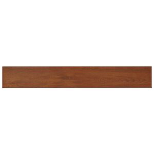 vidaXL Logu palodze Brūna koks 120 x 25 x 4,5 cm PVC