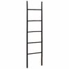 vidaXL Segas kāpne Melns 50 x 190 cm Bambuss