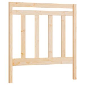 vidaXL gultas galvgalis, 96x4x100 cm, priedes masīvkoks