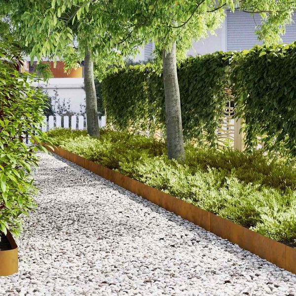 vidaXL Zāliena Apmale 30 pcs Brūna 100 x 0.05 x 20 cm