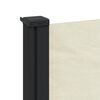 vidaXL izvelkams sānu aizslietnis, krēmkrāsa, 120x600 cm