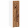 vidaXL Piekarams skapītis Vecs koks 30 x 31 x 100 cm Inženierijas koks