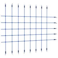 vidaXL rāpšanās tīkls, 200x150 cm, zils