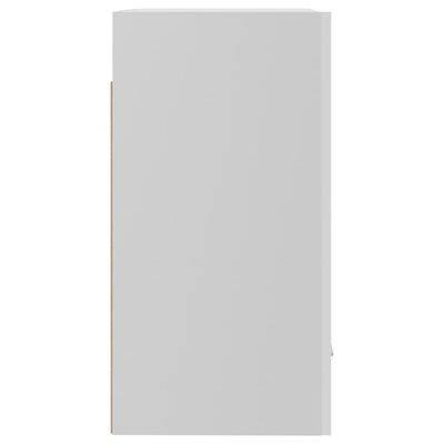 vidaXL virtuves skapītis, spīdīgi balts, 50x31x60 cm, skaidu plāksne