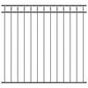 vidaXL Žoga elements ASSEN 170 x 150 cm Tērauds Pelēka