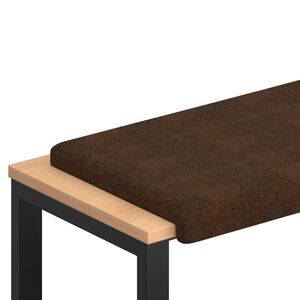 vidaXL Solspilvens Mākslīgais zam&scaron;s Brūna Dziļums 35 cm