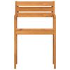 vidaXL dārza krēsli, 4 gab., 50x53x80 cm, masīvkoks, akācija