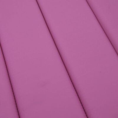 vidaXL sauļošanās krēsla matracis, rozā audums